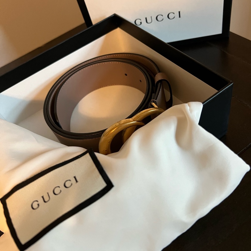 Authentic Gucci GG marmont belt